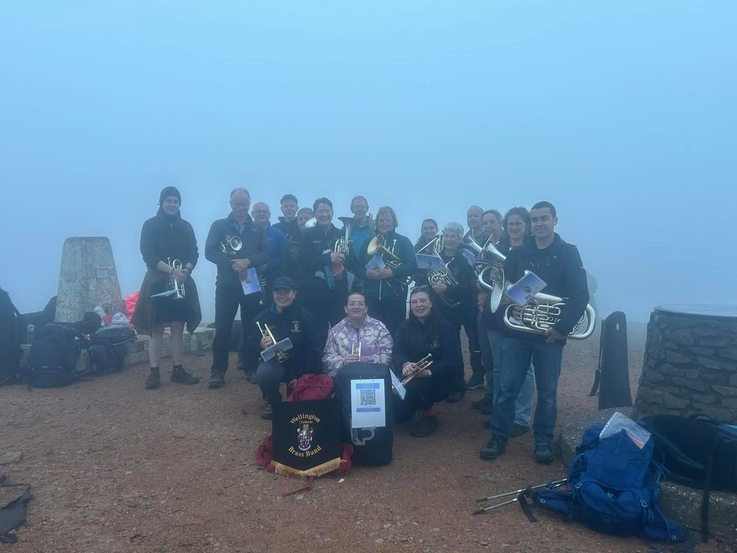 Wellington Brass Band Takes on The Wrekin