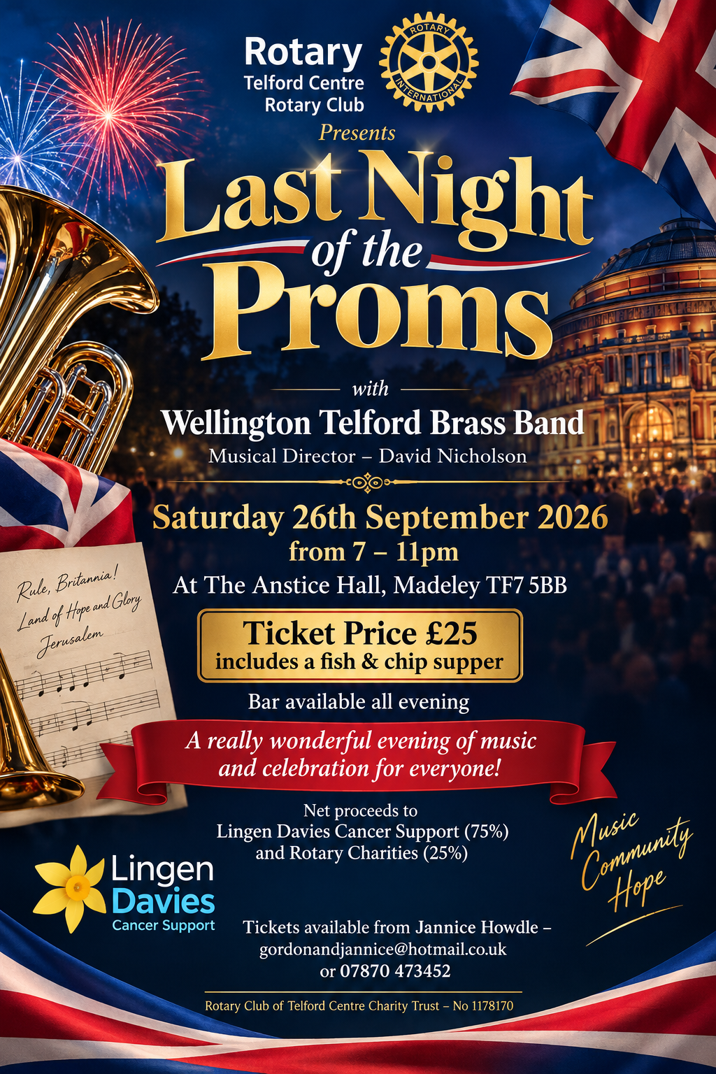 Join Us for a Last Night of the Proms Celebration!